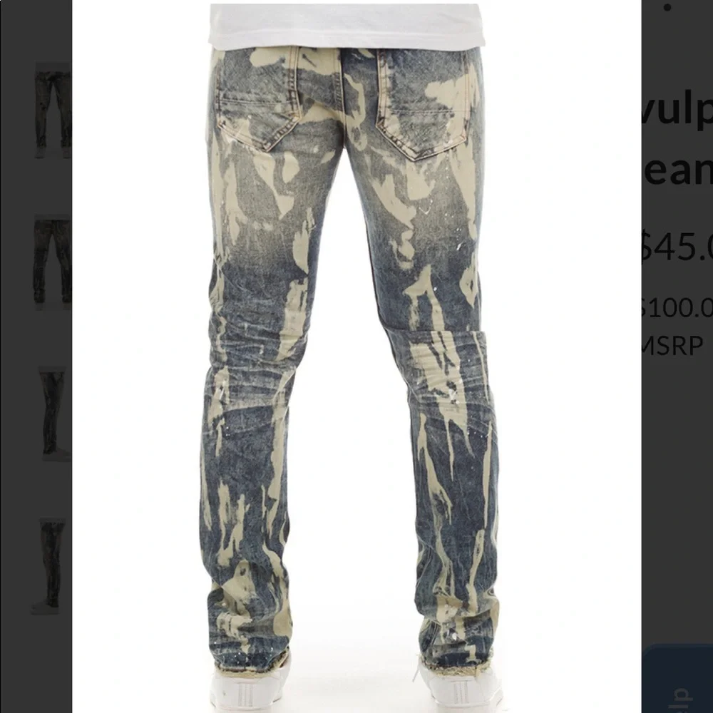 Akoo Men’s Denim Relaxed Fit Jeans